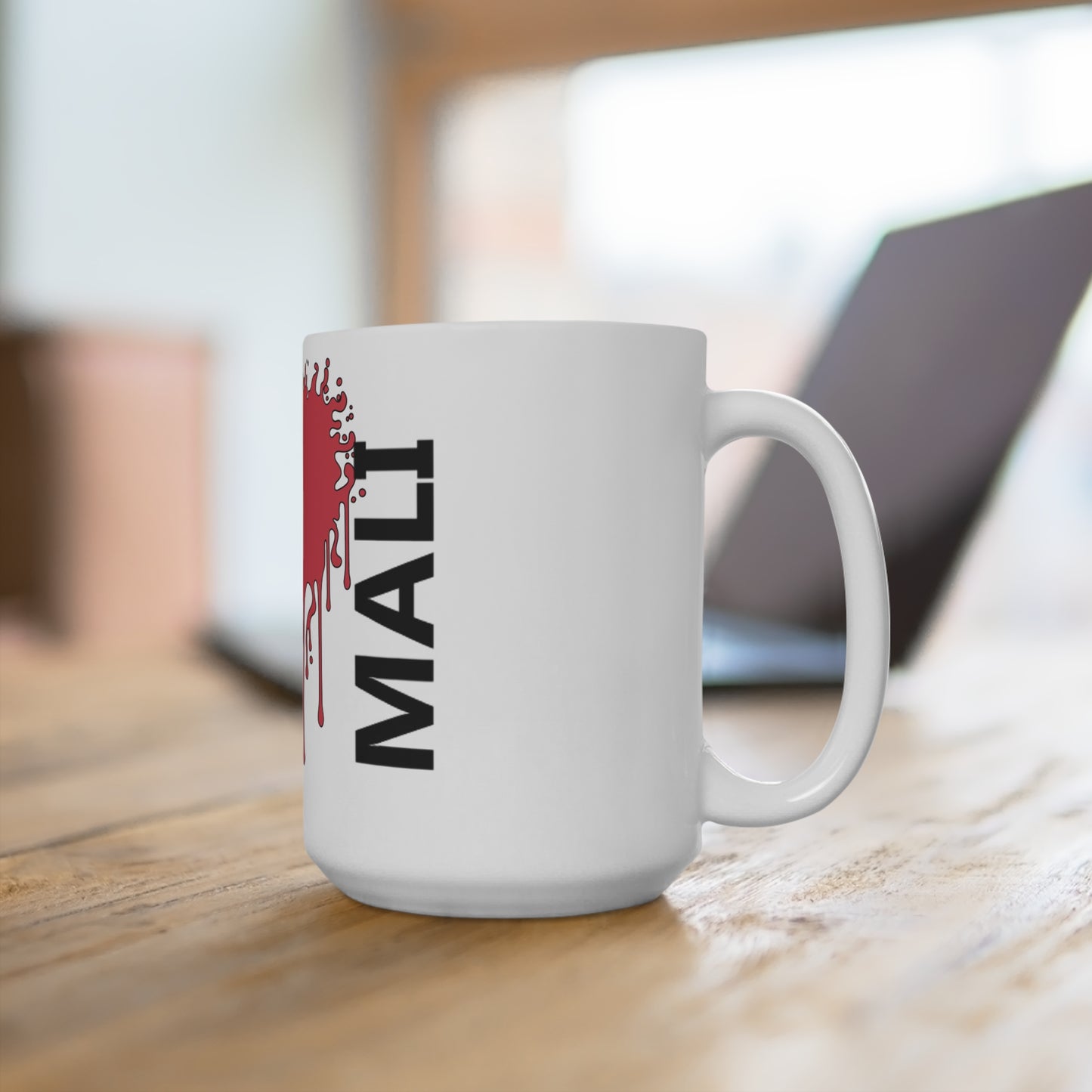 Mali Flag Drip Coffee Mug 15oz