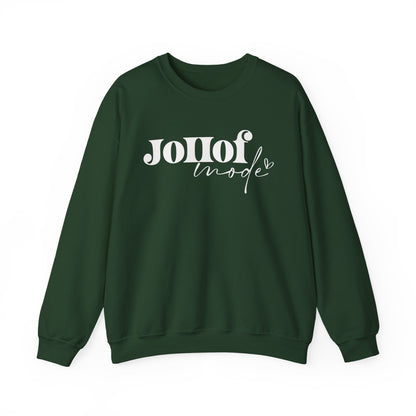 Jollof Rice African Food Mode Crewneck Sweatshirt