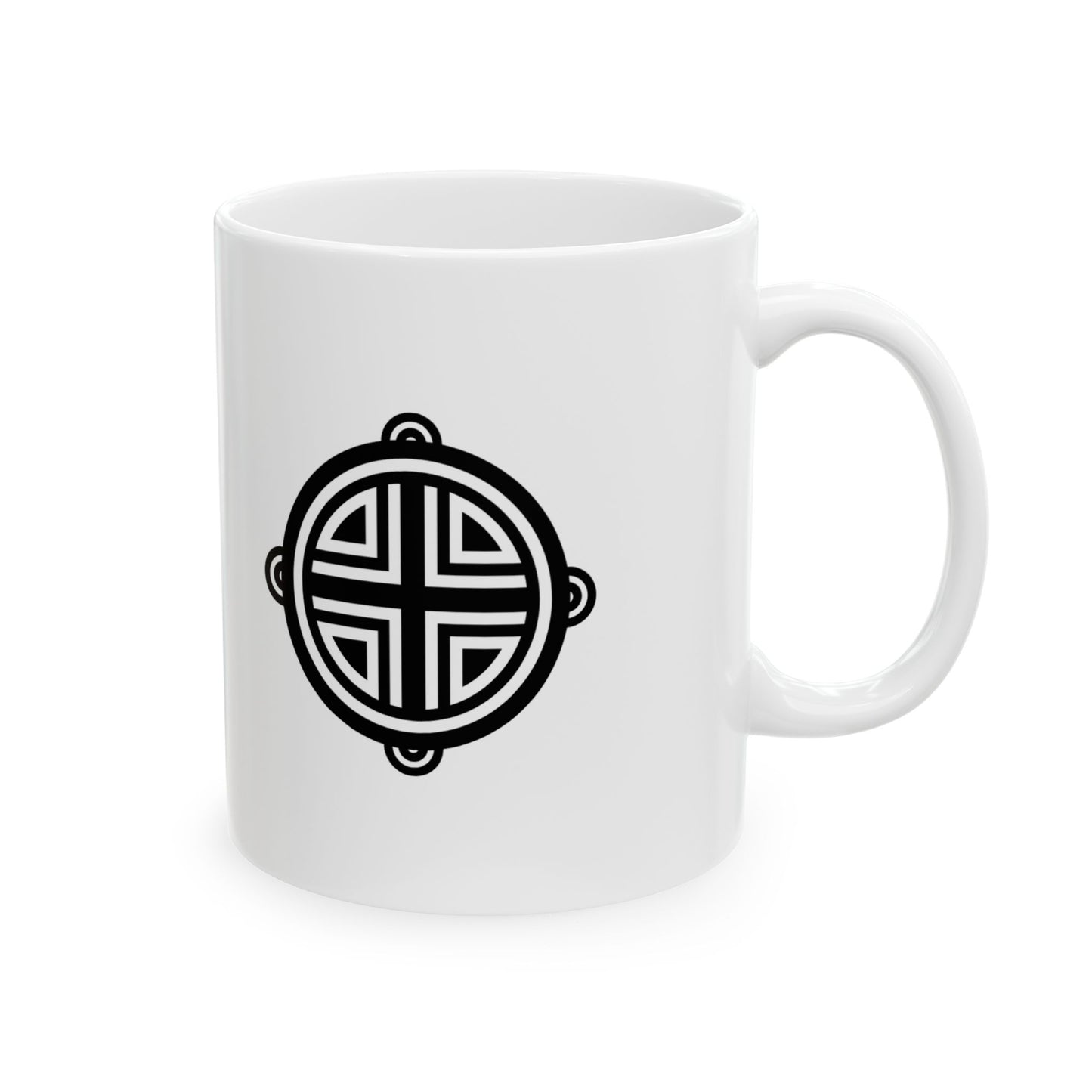 Ohene Kra Konmunde: Adinkra Symbol Coffee Mug
