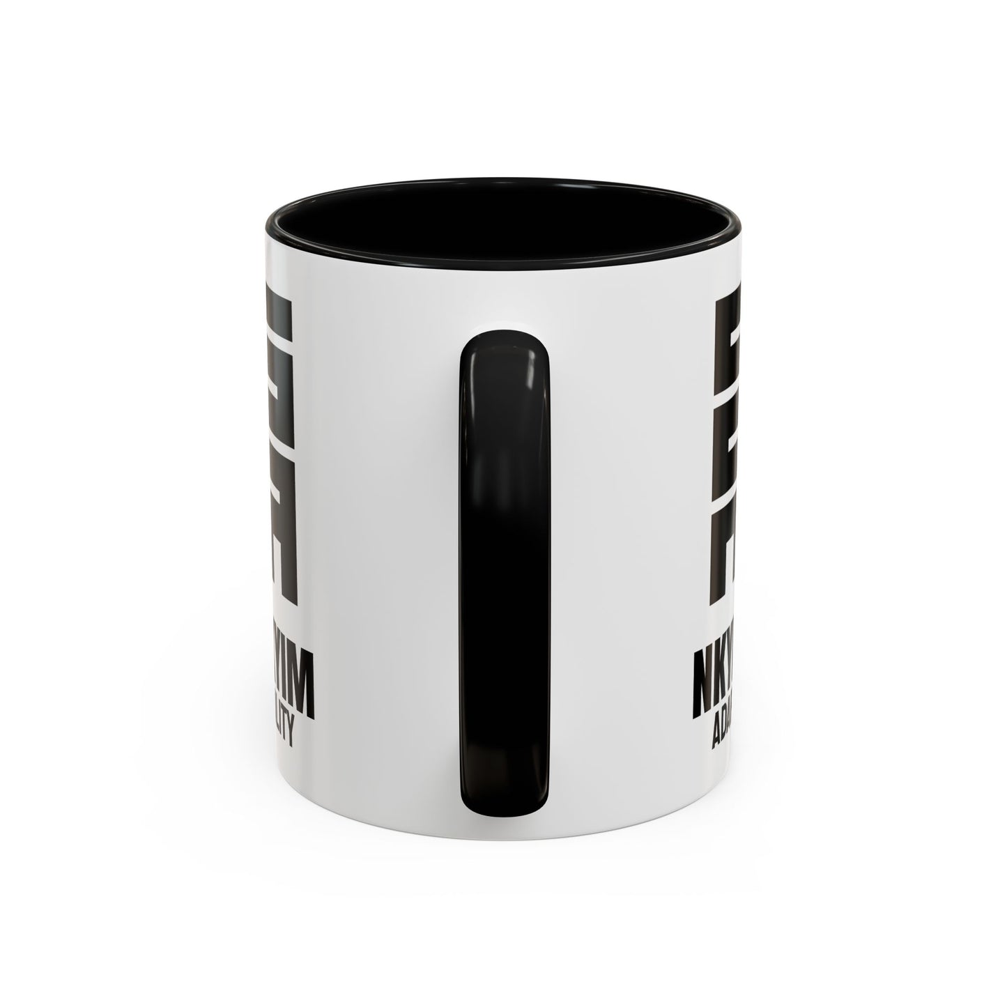 Adinkra Symbol Coffee Mug NKYINKYIM - Progress & Adaptability