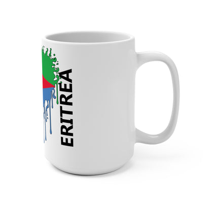 Eritrea Flag Drip Coffee Mug 15oz