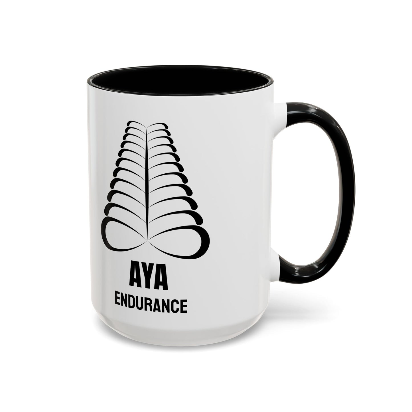 Adinkra Symbol Coffee Mug AYA - African Endurance & Resilience