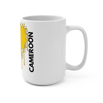 Cameroon Flag Drip Coffee Mug 15oz