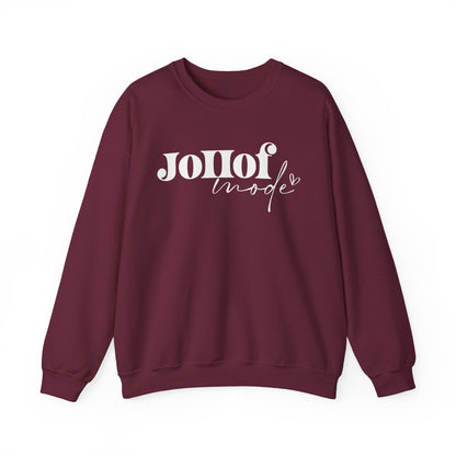 Jollof Rice African Food Mode Crewneck Sweatshirt