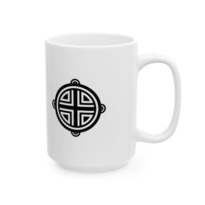Ohene Kra Konmunde: Adinkra Symbol Coffee Mug