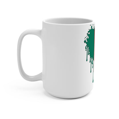 Cameroon Flag Drip Coffee Mug 15oz