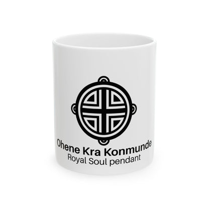 Adinkra Symbol: Ohene Kra Konmunde Coffee Mug