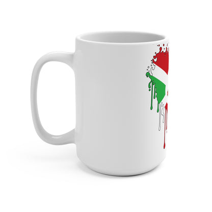 Burundi Flag Drip Coffee Mug 15oz