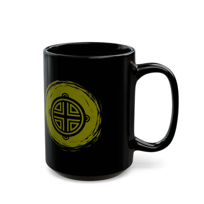 ADINKRA Symbol Coffee Mug Ohene Kra Konmunde - Leadership