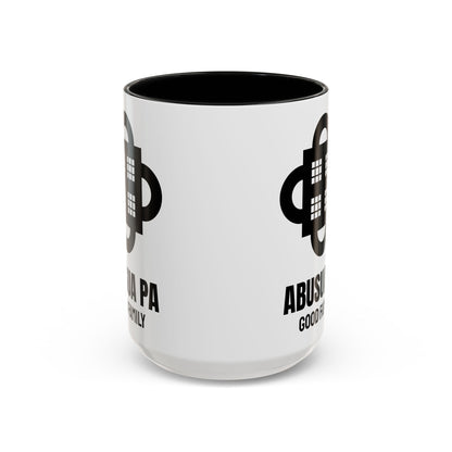 Adinkra Symbol Coffee Mug ABUSUA PA - African Family & Unity