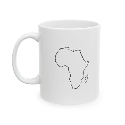 AFRICA Definition Ceramic Coffee Mug
