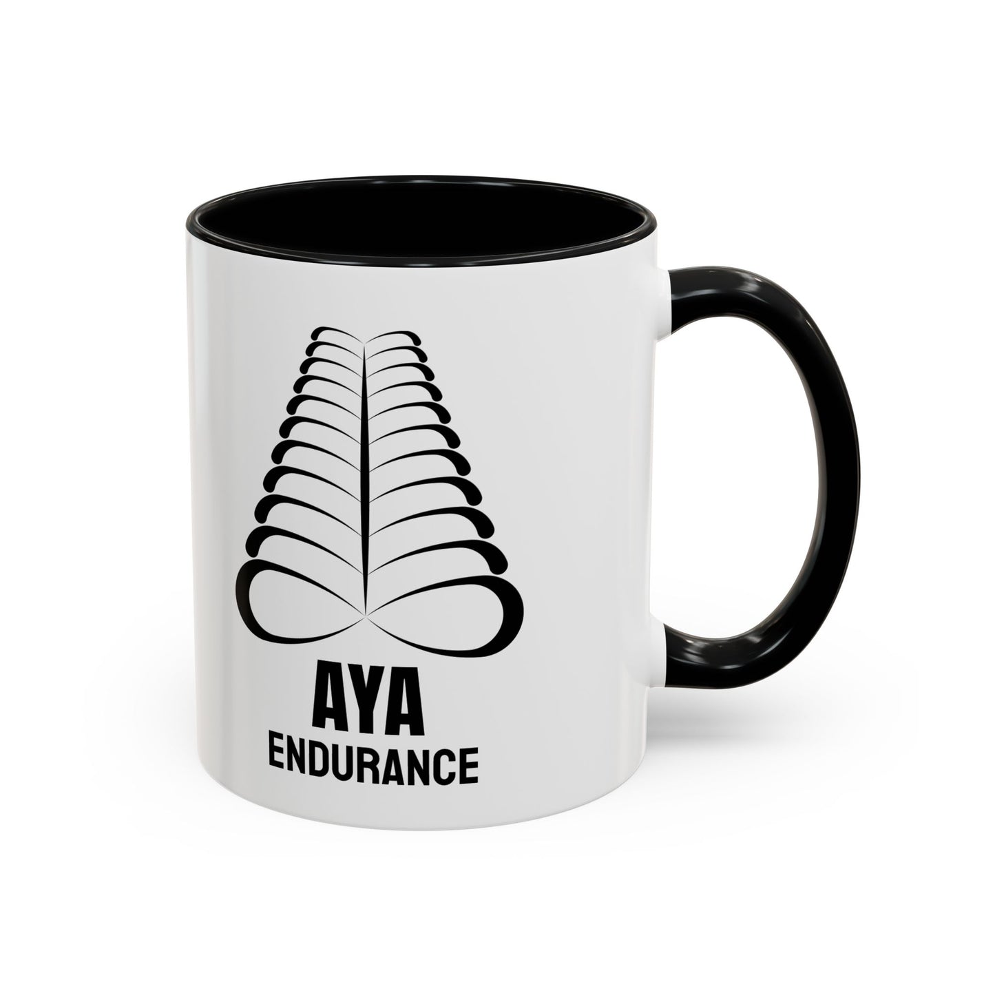 Adinkra Symbol Coffee Mug AYA - African Endurance & Resilience