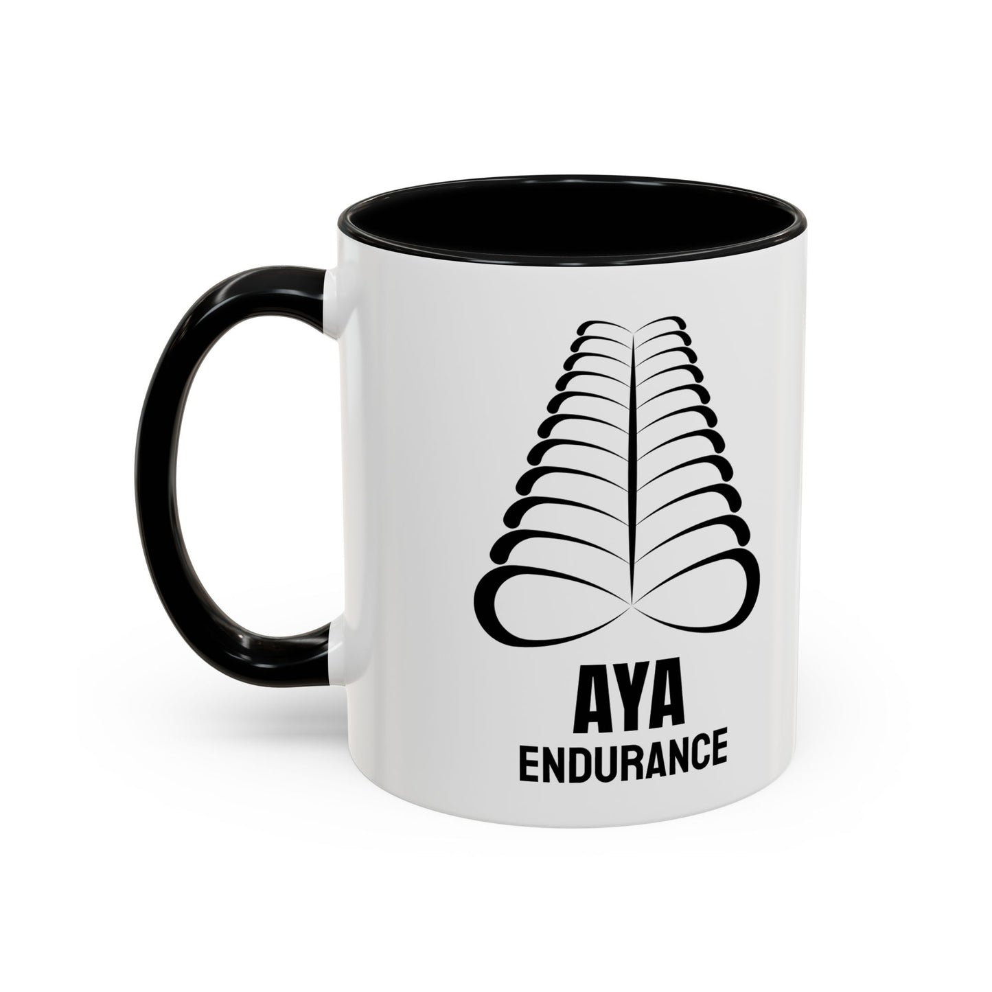 Adinkra Symbol Coffee Mug AYA - African Endurance & Resilience