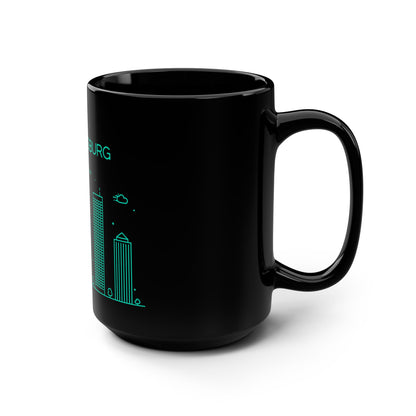 Johannesburg, South Africa Black Coffee Mug - 15oz