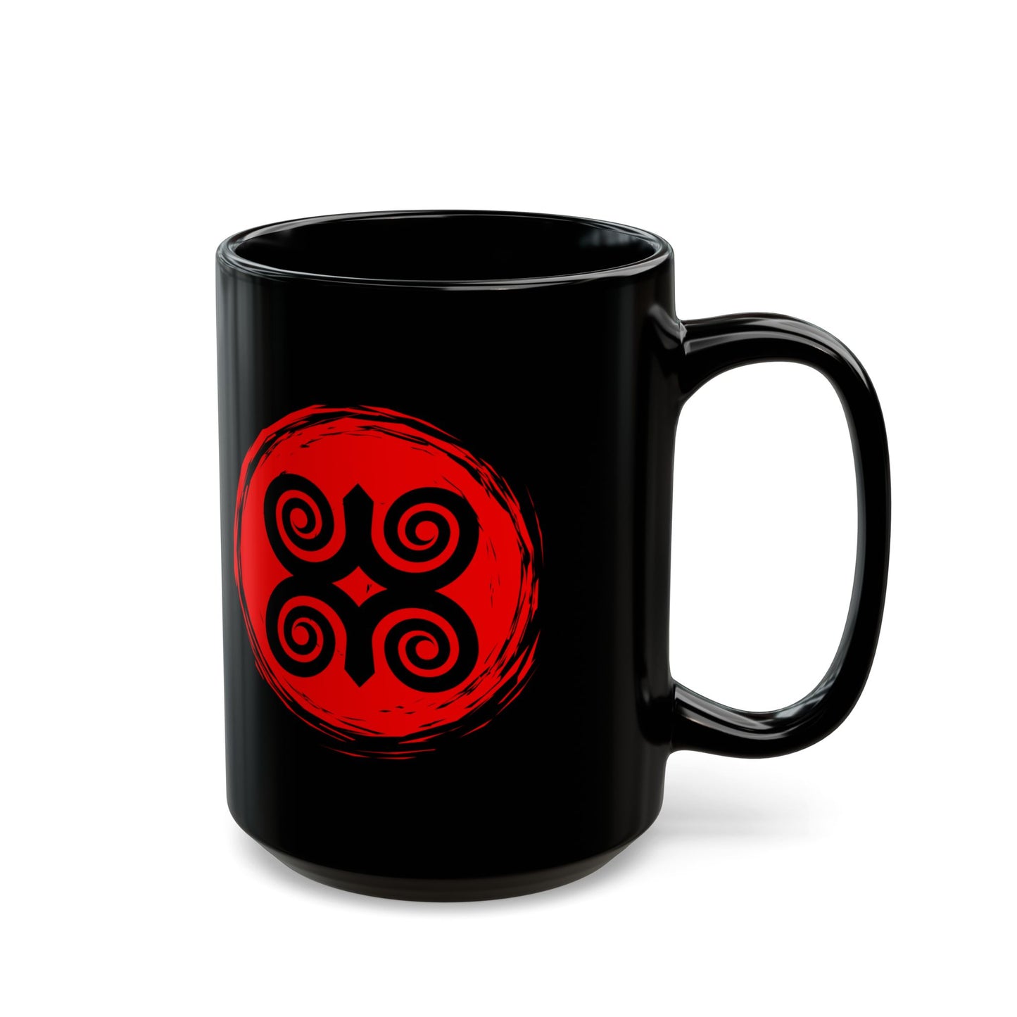 ADINKRA Symbol Coffee Mug Dwennimmen - Strength & Humility