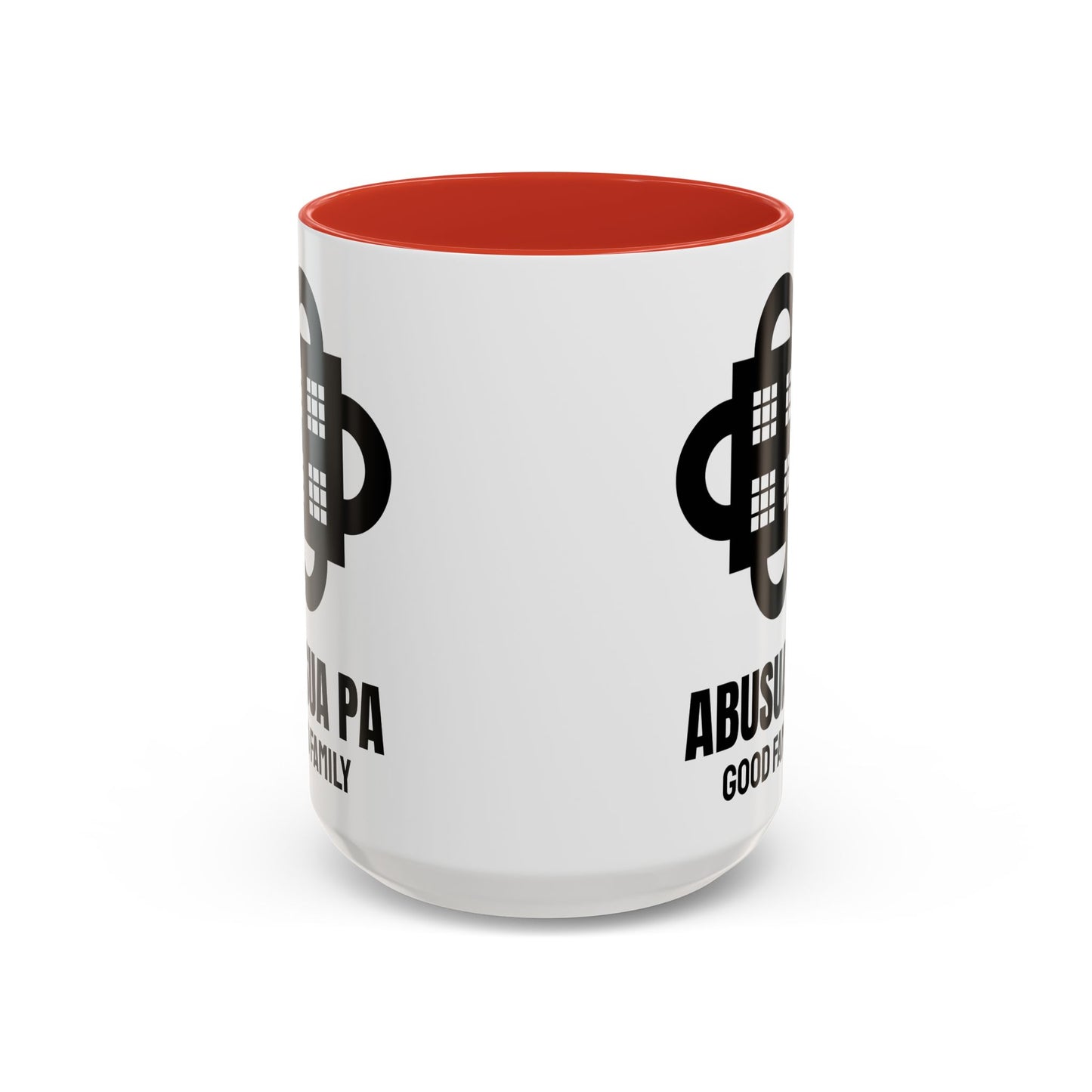 Adinkra Symbol Coffee Mug ABUSUA PA - African Family & Unity