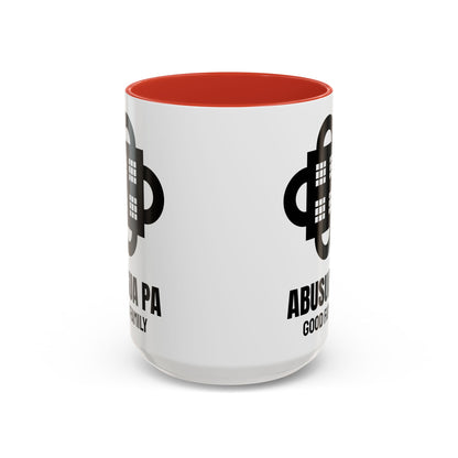 Adinkra Symbol Coffee Mug ABUSUA PA - African Family & Unity
