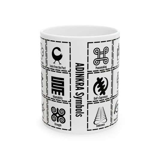 Adinkra MULTI Symbols Coffee Mug