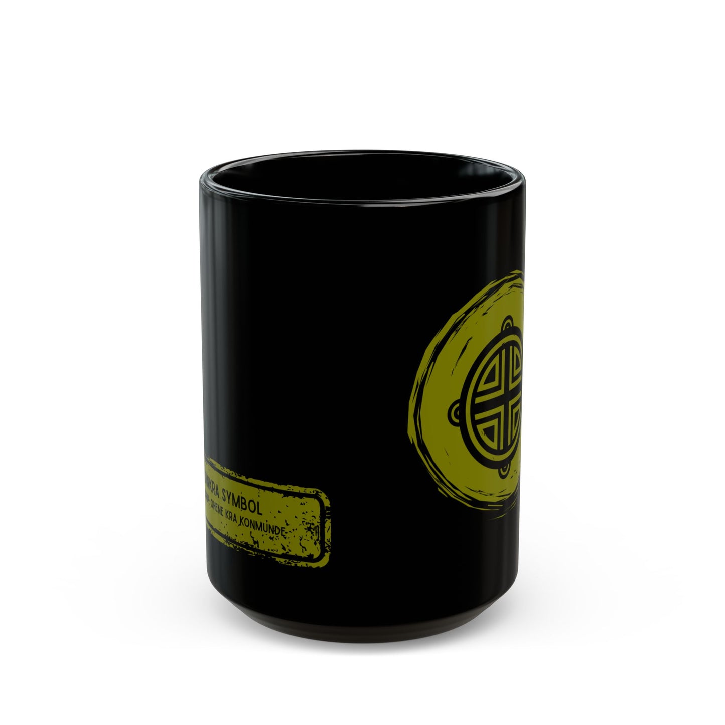 ADINKRA Symbol Coffee Mug Ohene Kra Konmunde - Leadership