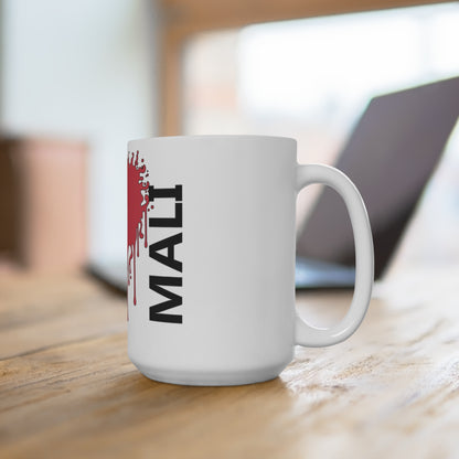 Mali Flag Drip Coffee Mug 15oz