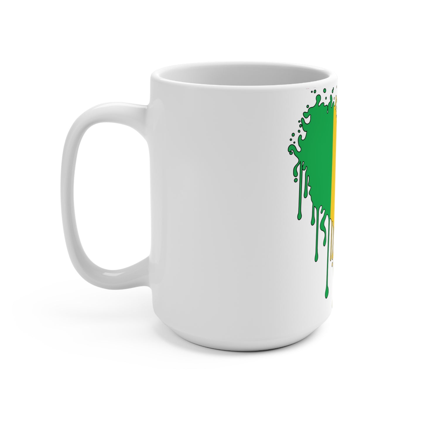 Mali Flag Drip Coffee Mug 15oz
