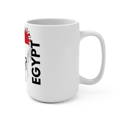 Egypt Flag Drip Coffee Mug 15oz
