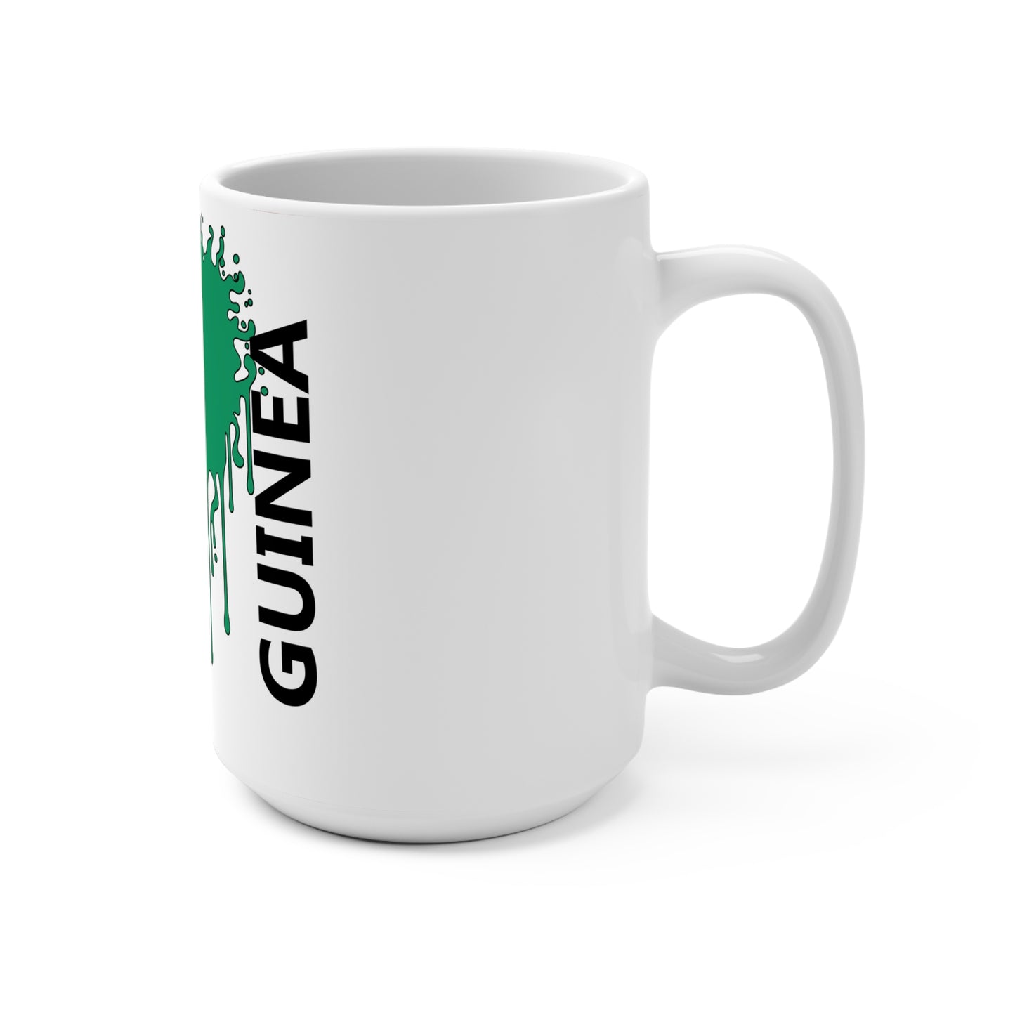 Guinea Flag Drip Coffee Mug 15oz