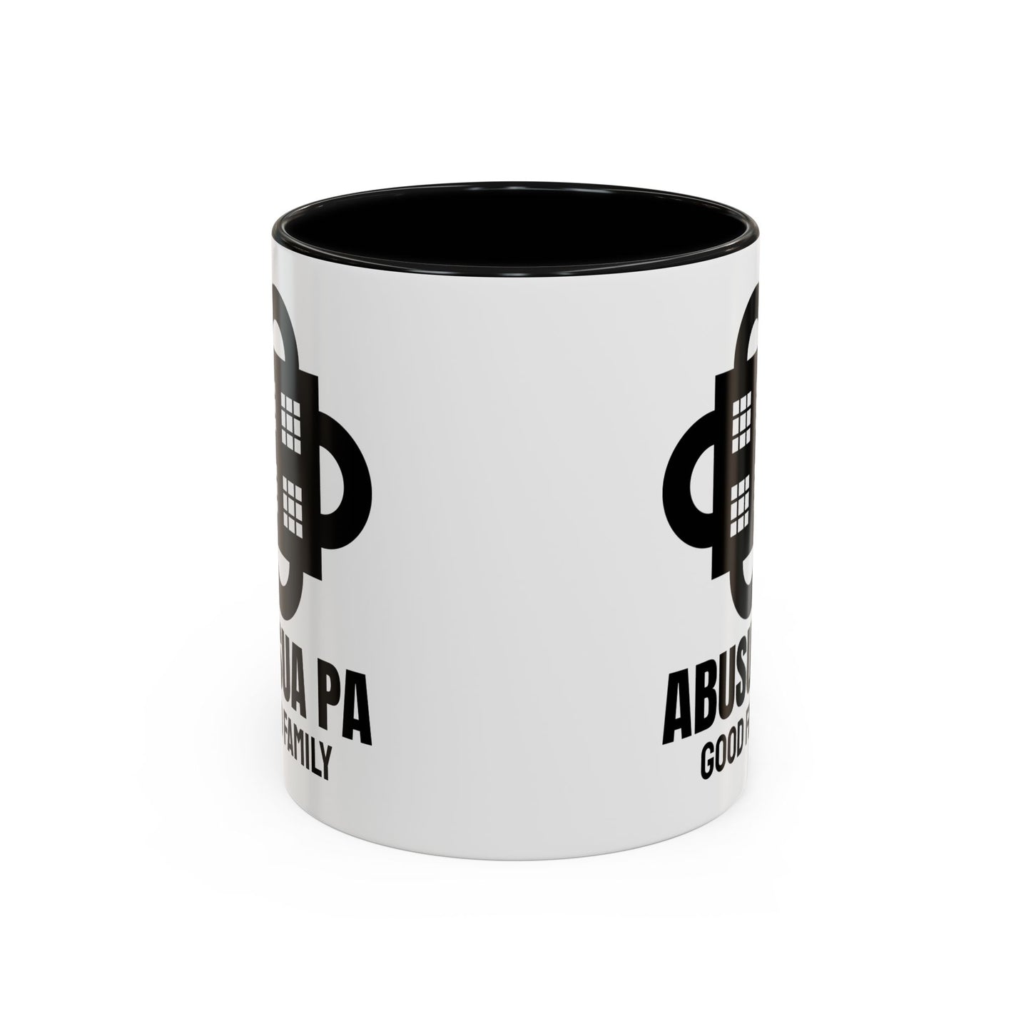 Adinkra Symbol Coffee Mug ABUSUA PA - African Family & Unity