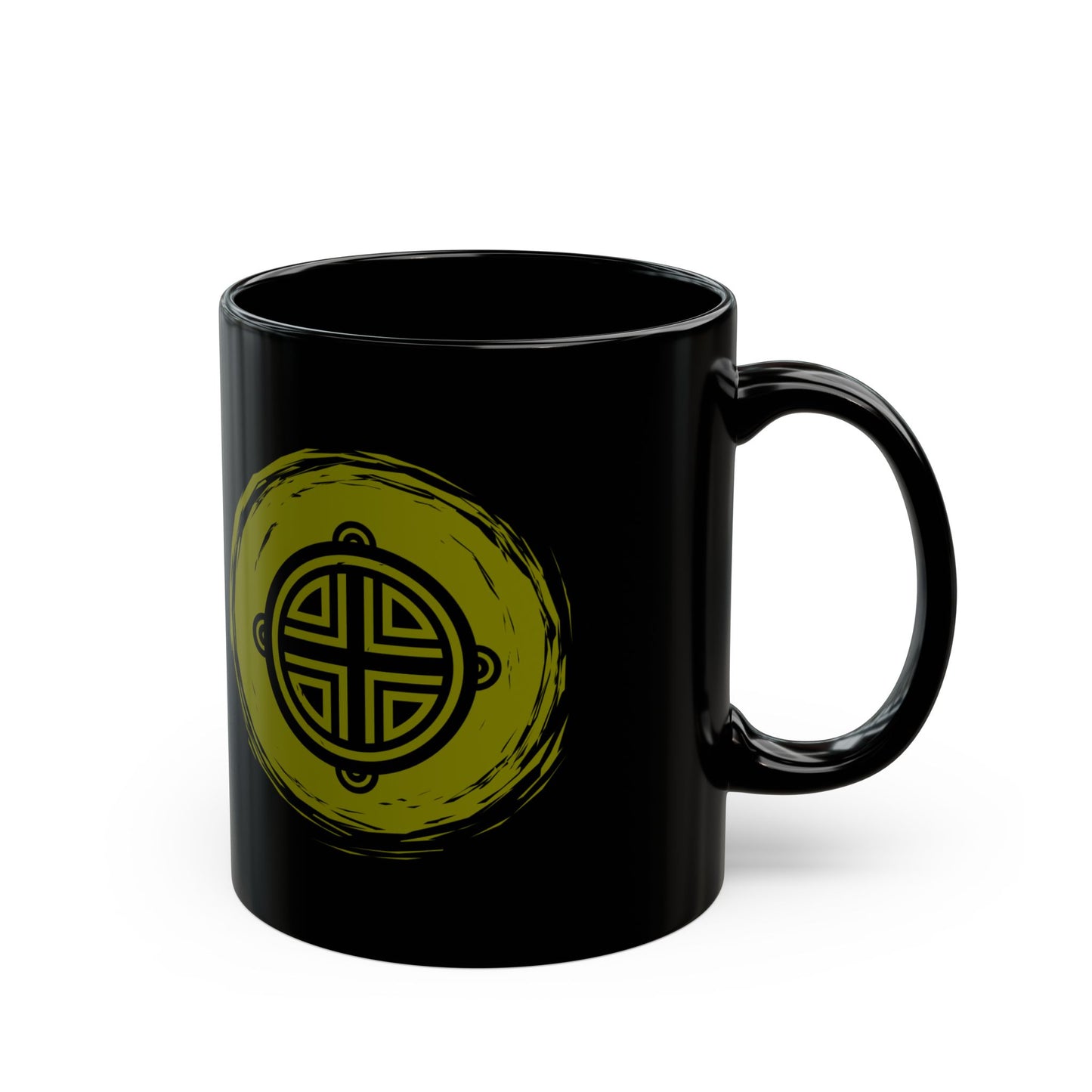 ADINKRA Symbol Coffee Mug Ohene Kra Konmunde - Leadership