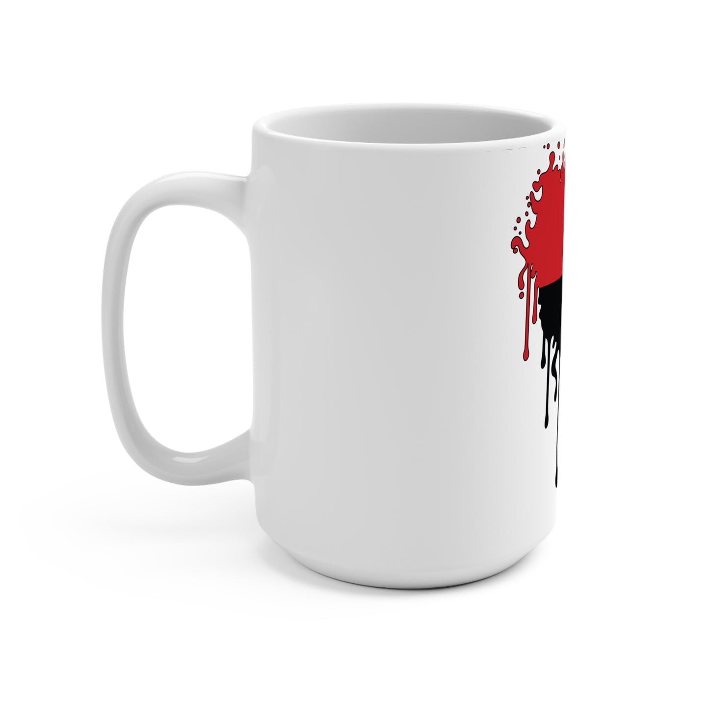 Angola Flag Drip Coffee Mug 15oz