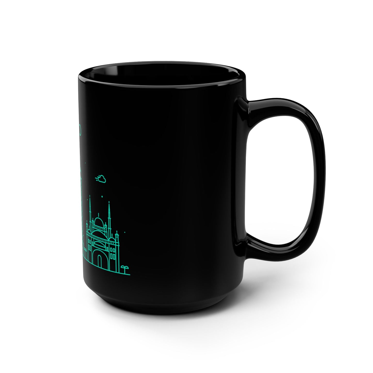 Cairo, Egypt Black Coffee Mug - 15oz