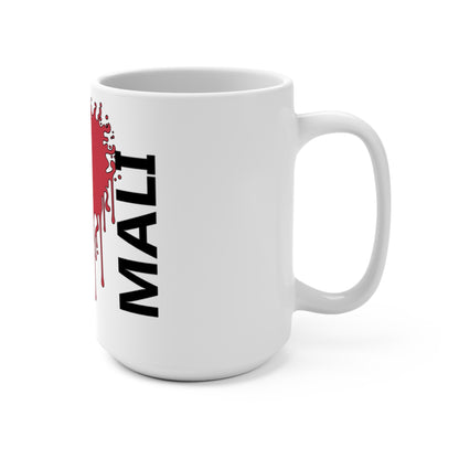 Mali Flag Drip Coffee Mug 15oz