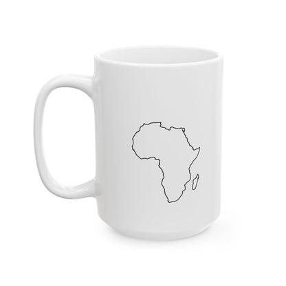 AFRICA Definition Ceramic Coffee Mug
