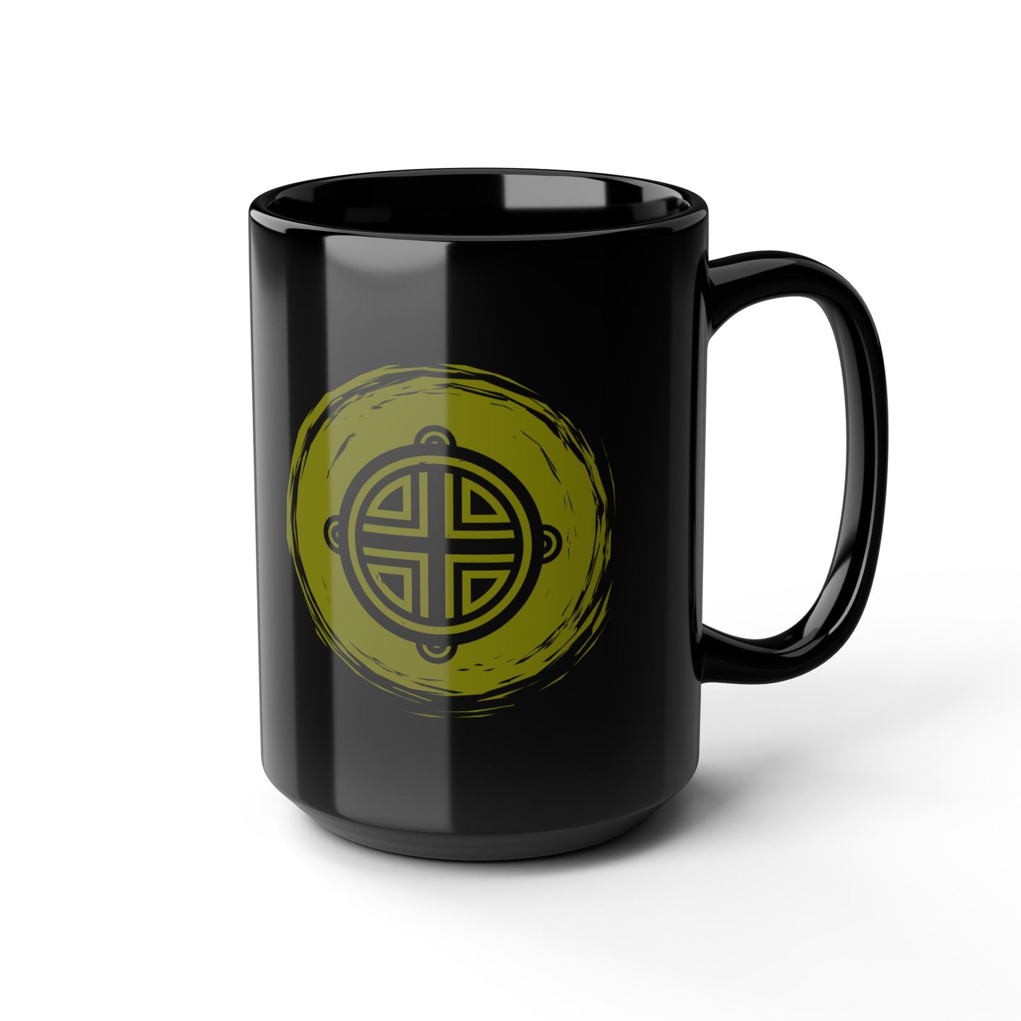 ADINKRA Symbol Coffee Mug Ohene Kra Konmunde - Leadership