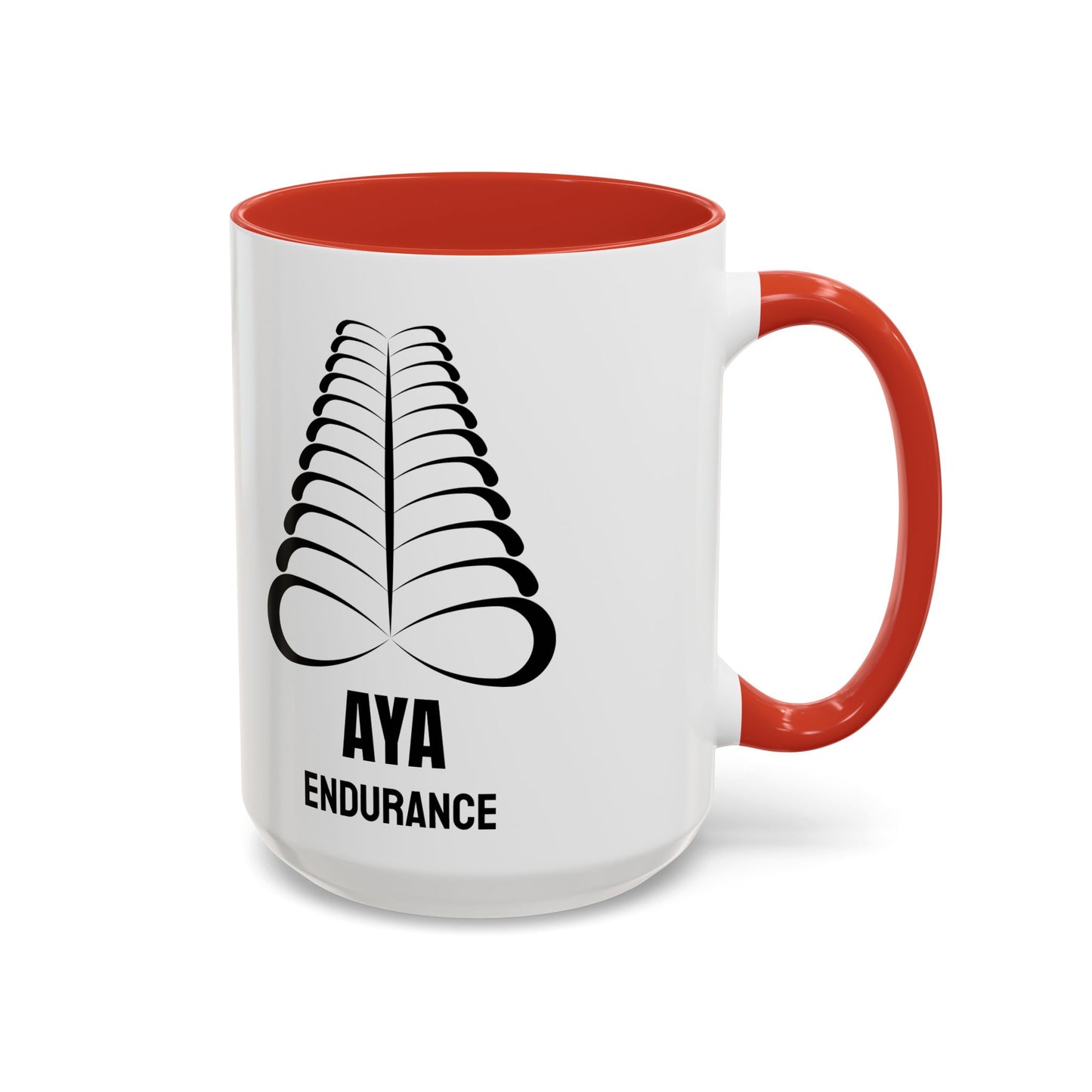 Adinkra Symbol Coffee Mug AYA - African Endurance & Resilience