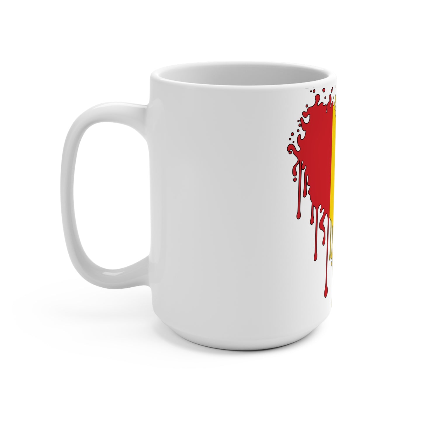 Guinea Flag Drip Coffee Mug 15oz