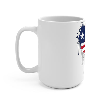 Liberia Flag Drip Coffee Mug 15oz